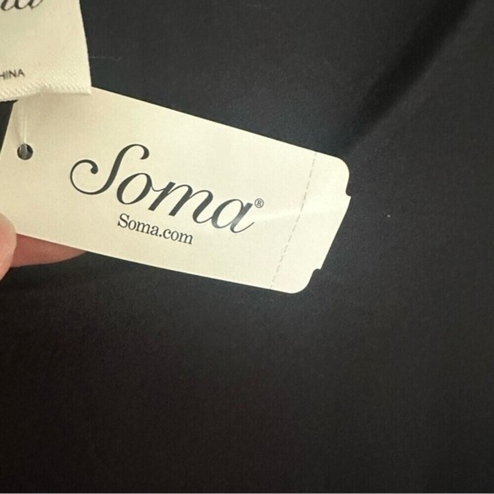 Soma Soft Jersey Side Slit Tunic Cranberry Size XS - Picture 3 of 6